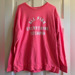 Victoria's Secret Pink Crew Neck Sweater